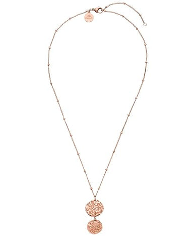 Purelei Malihini Coin Kette Damen (Roségold) – Halskette Damen aus langlebigem Edelstahl – Wasserfeste Kette mit Anhänger – 40-45 cm Länge verstellbar – Halskette für deinen individuellen Look im Sale